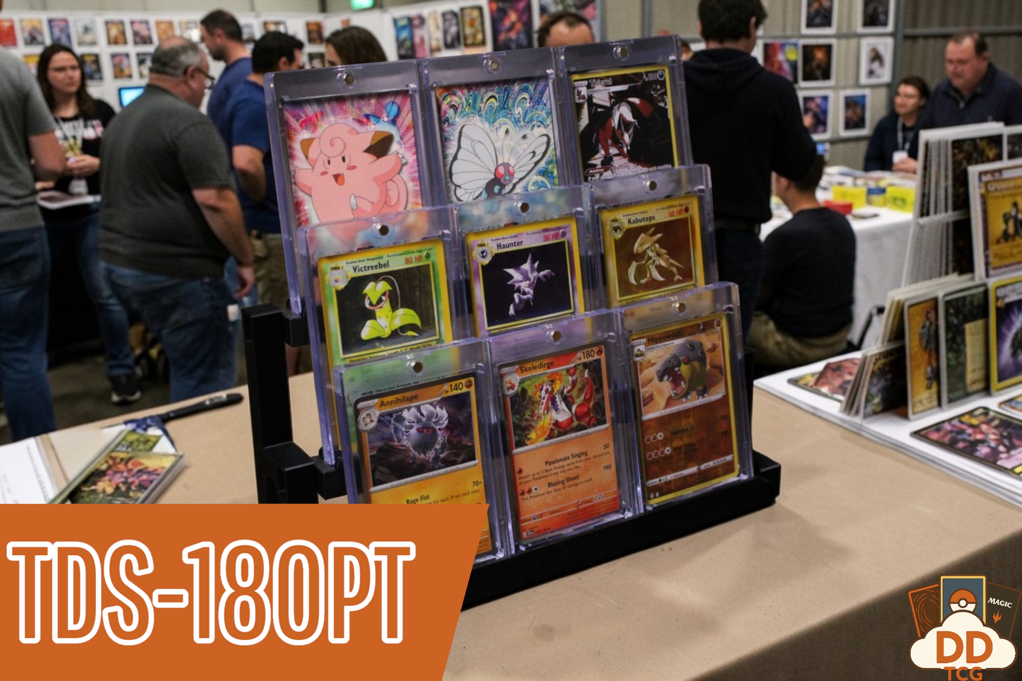 Tiered Display System — Modules – Vertical Modular Stand for Trading Cards
