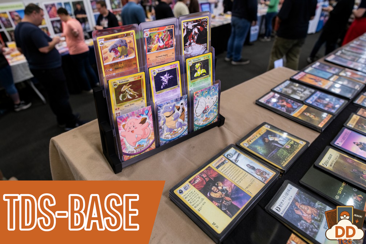 Tiered Display System — Modules – Vertical Modular Stand for Trading Cards